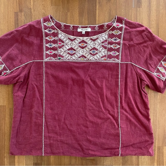 Madewell Embroidered Top - Picture 2 of 4